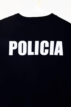 Remera Estampada - Policia - tienda online