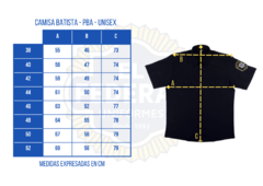 Camisa Rip Stop Bordada - PBA - elfederaluniformes