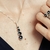 Luna necklace with diamond -  Ateliê Paula Fabbri | Joalheria Autoral