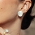 Small Pétalas earrings with diamond - buy online