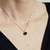 Mini Luna necklace with diamond on internet