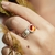Image of Âmbar ring + Leve ring + Dia ring