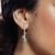 Esmeralda big earrings with diamond