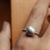 Medium Brinque ring with diamond