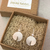 Small Recorte earrings with pearl - buy online