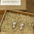 Double mini Brinque earrings with diamond