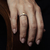 Blu Pontinho ring + Mini Folhinha ring with gold on internet