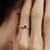 Folhinha ring composition + Dia ring + Blu Pontinho ring - buy online