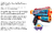 Pistola De Dardos Zuru X Shot Skins Flux Diseños - comprar online