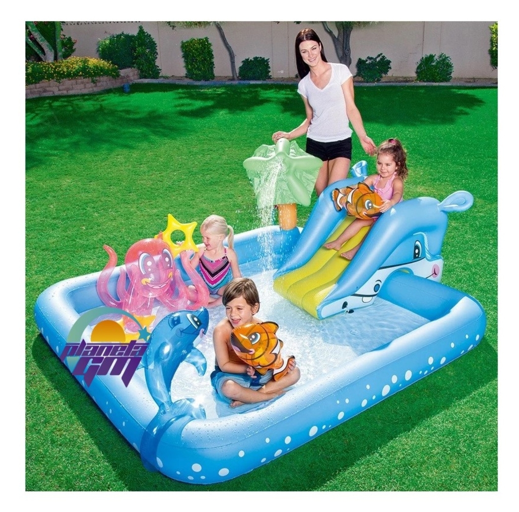 Pileta Bebe Inflable Con Techo Desmontable