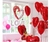 Globos Metalizados Por 10 Unidades. Corazón Rojo 45 Cm - comprar online