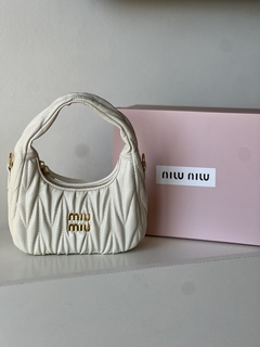 Cartera miu miu blanca Comprar en Karem Tienda