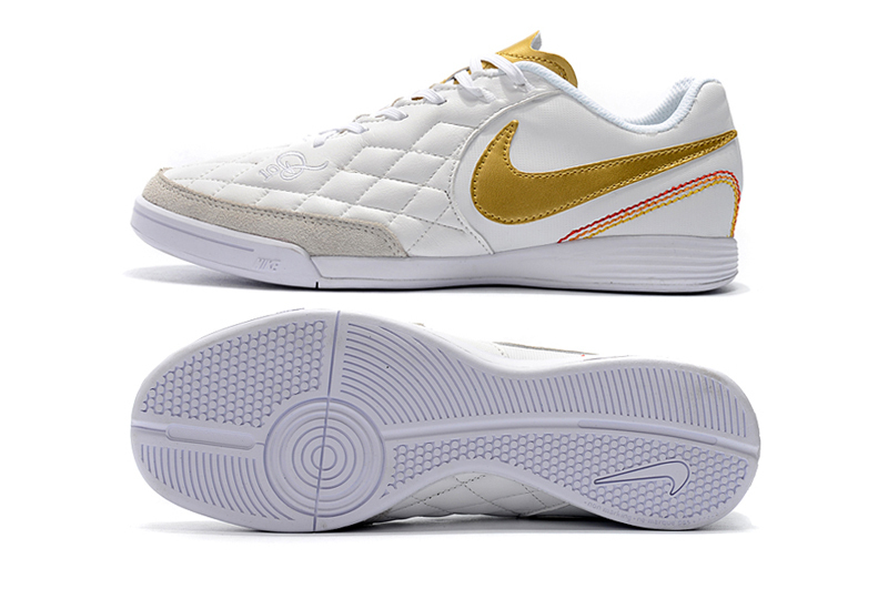 Nike Tiempo Ligera 4 Futsal " Branco "