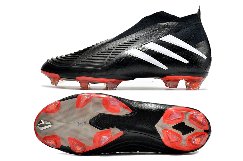 Adidas Predator Edge Geometric FG Preto Vermelho