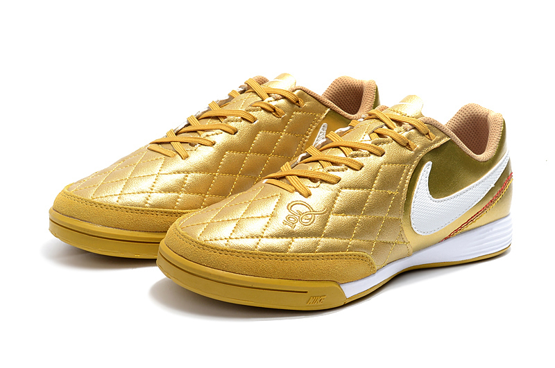 Nike Tiempo Ligera 4 Futsal " Dourado "