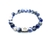 Pulsera de Piedra Sodalita Azul y Blanco/28 en internet