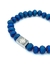 Pulsera de Cristal Facetado Tornasol Opaco Azul/301 - comprar online