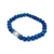 Pulsera de Cristal Facetado Tornasol Opaco Azul/301 - tienda online