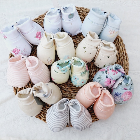 Escarpines de algodon para bebe sale