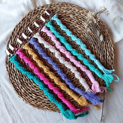 Portachupetes crochet - Comprar en Calma Bambini