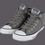 CT27540001 CHUCK TAYLOR ALL STAR HIGH STREET CINZA/PRETO/BRANCO na internet