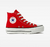 CT04940002 CHUCK TAYLOR ALL STAR LIFT VERMELHO/ PRETO/ BRANCO