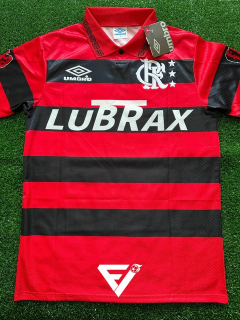 Body Flamengo I 2023/24 - Torcedor Adidas Infantil - Vermelho e preto