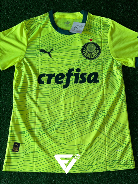 Camisa Palmeiras III 2023/24 - Torcedor Puma Masculina - Verde Limão