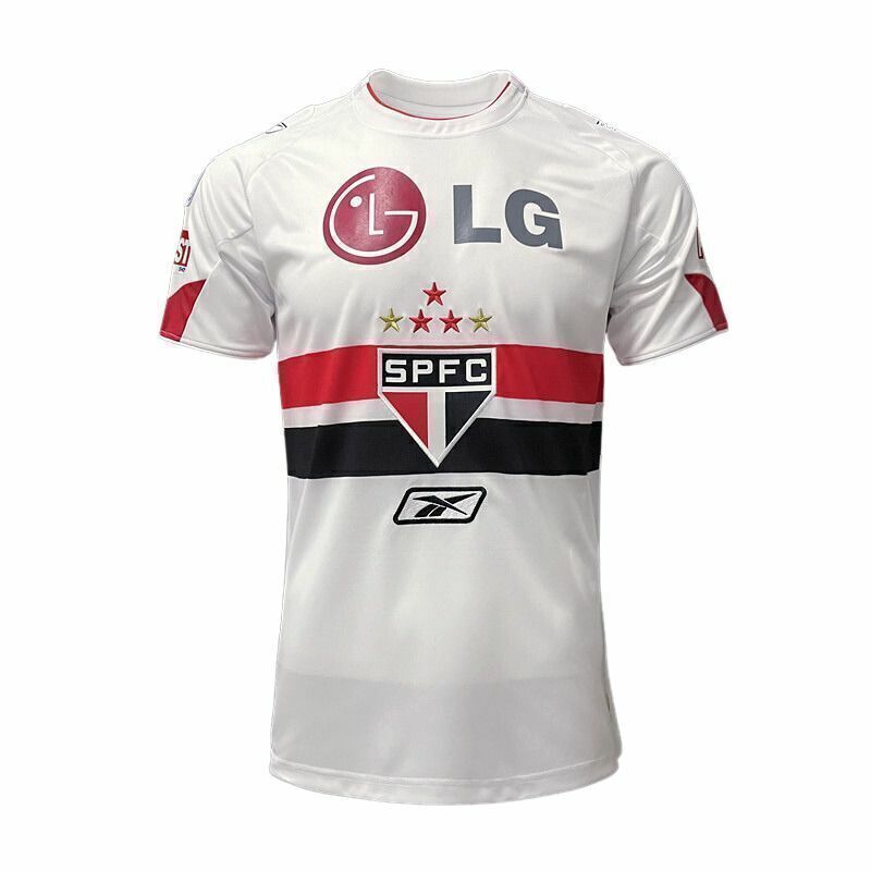 Camisa Retrô São Paulo I 2006 - Torcedor Masculina Reebok - Branca