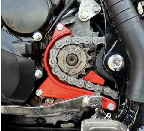 Salva Carter / Anti-block Cadena Biker Rojo Xr 250 Tornado