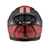 Casco Integral LS2 353 Rapid Xtreet Negro / Rojo Mate - RS PRO PARTS