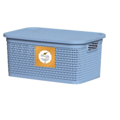 CAIXA RATTAN 4,0 LITROS AZUL CLARO