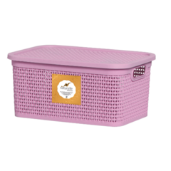 CAIXA RATTAN 4,0 LITROS ROSA