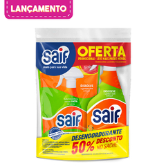 KIT DESENGORDURANTE GATILHO 500 ML SACHE 500ML - PROMO LV MAIS PG MENOS