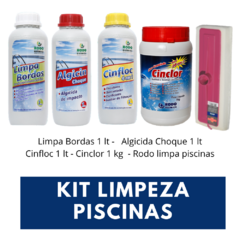 kit para limpeza de Piscina
