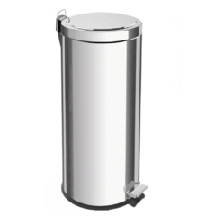 LIXEIRA DE INOX COM PEDAL 30 LTS