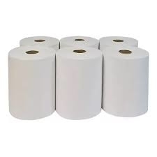 PAPEL TOALHA ROLO 200 MT 24 GR - FARDO C/ 6 ROLOS