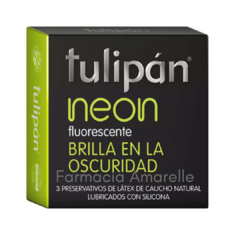 PRESERVATIVOS TULIPAN x 3 - NEON