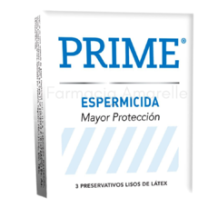 PRESERVATIVOS PRIME x3 - ESPERMICIDA