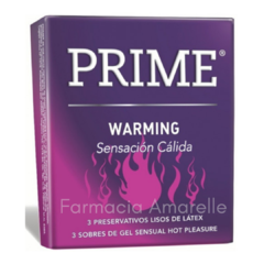 PRESERVATIVOS PRIME x3 - WARMING