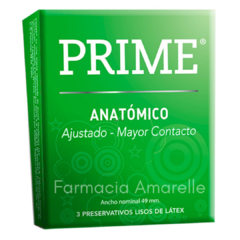 PRESERVATIVOS PRIME x3 - ANATOMICO