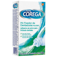 ADHESIVO EN POLVO PARA PROTESIS DENTAL - ULTRA COREGA x 50gr.