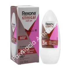 REXONA CLINICAL - ROLL-ON WOMEN CLASSIC x 50ml