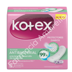 KOTEX PROTECTORES DIARIOS x 60U.