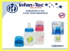 INFAN-TEC- BIBERON CON TAPA MARACA 125ML