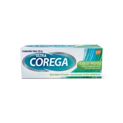 CREMA ADHESIVA PARA PROTESIS DENTAL COREGA - SABOR MENTA x 20 gr.