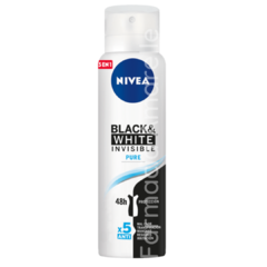 NIVEA INVISIBLE ANTIT BLACK&WHITE PURE AERO X150ML