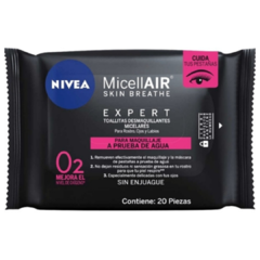 Toallitas Desmaquillantes Nivea Micelares Micellair Expert X 20 Un