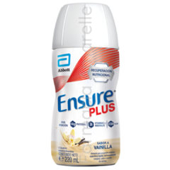 ENSURE PLUS - BOTELLA x 220 ml SABOR VAINILLA