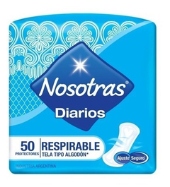 NOSOTRAS PROTECTORES DIARIOS x 50 - RESPIRABLES
